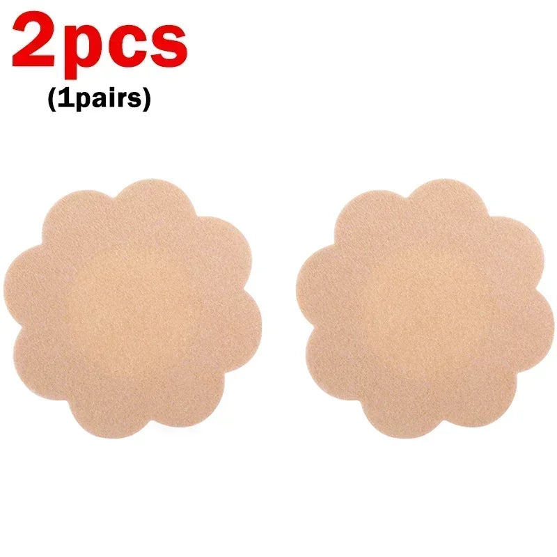 Reusable Silicone Nipple Cover Women Breast Lingerie Bra Sticker Female Invisible Petal Lift up Self Adhesive Pads Chest Pasties