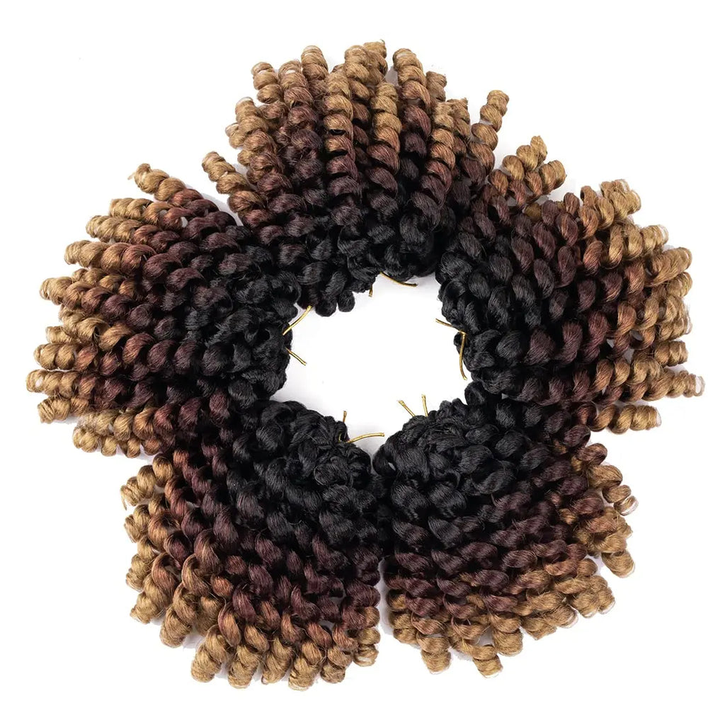 1-5 Packs Wand Curl Crochet Hair 8-12Inch Jamaican Bounce Crochet Hair Crochet Hair Jamaican Bounce Curly Crochet Synthetic Hair